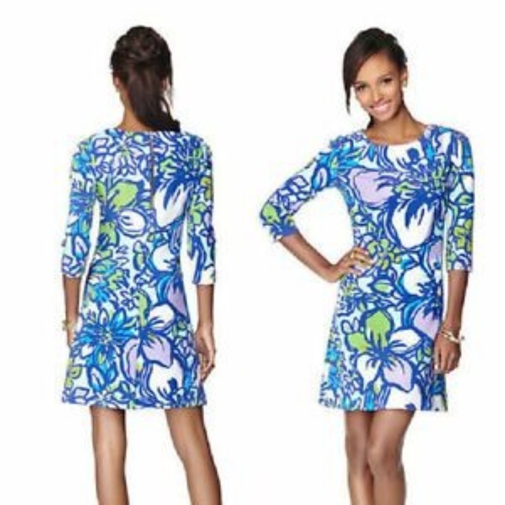 Lilly Pulitzer Charlene Dress with Pockets - Spectrum Blue Catwalk